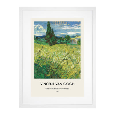 Green Field Print By Vincent Van Gogh