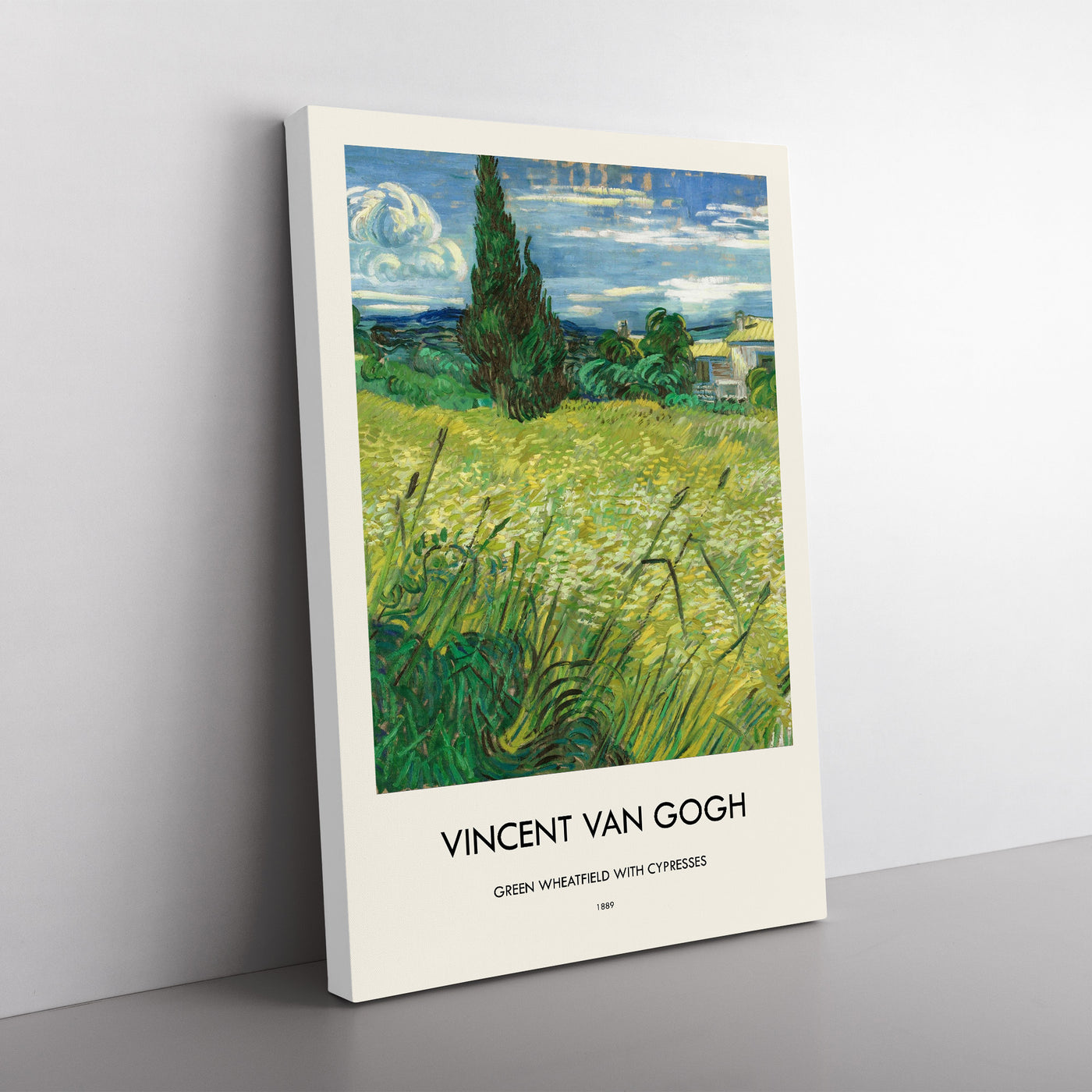 Green Field Print By Vincent Van Gogh