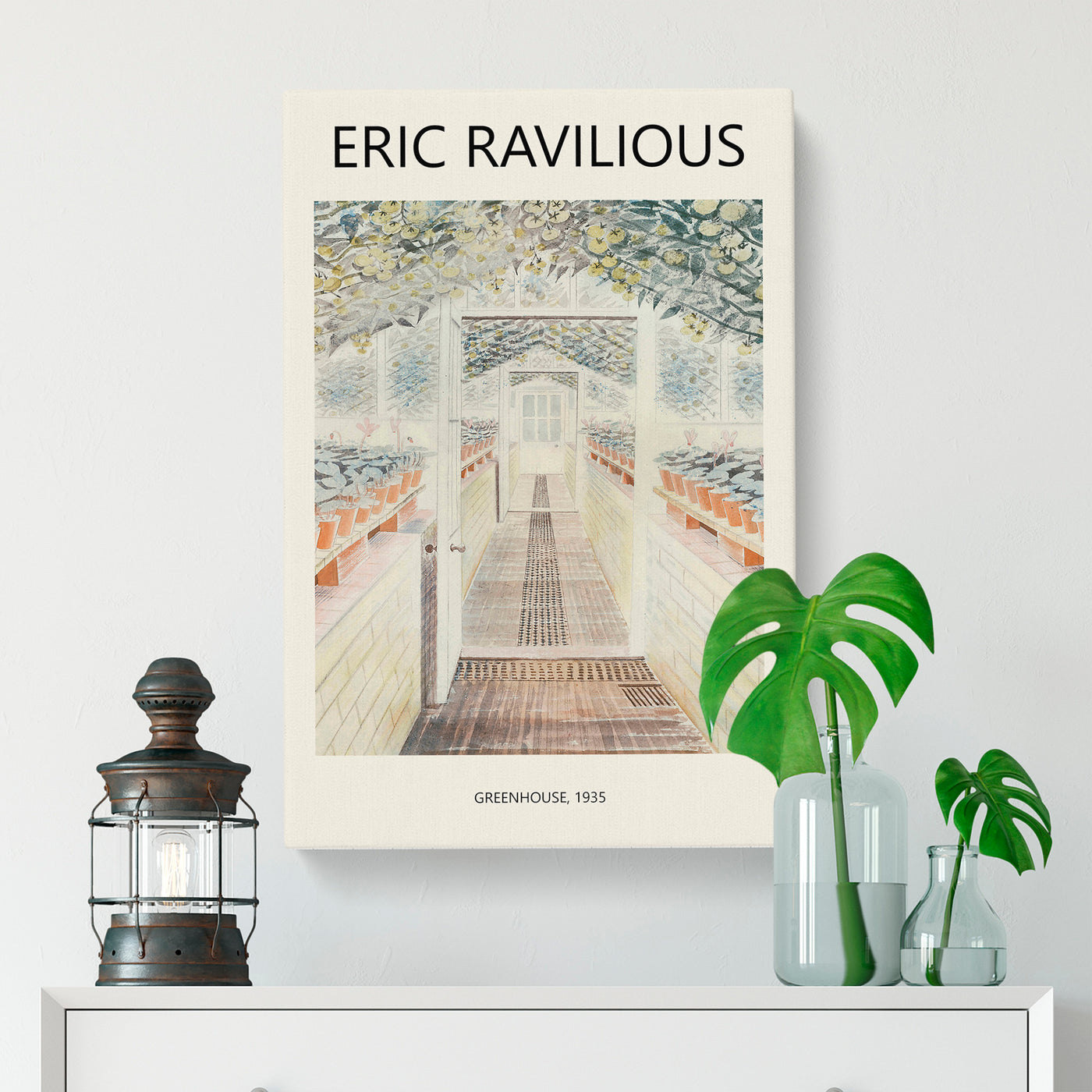 Greenhouse Print By Eric Ravilious