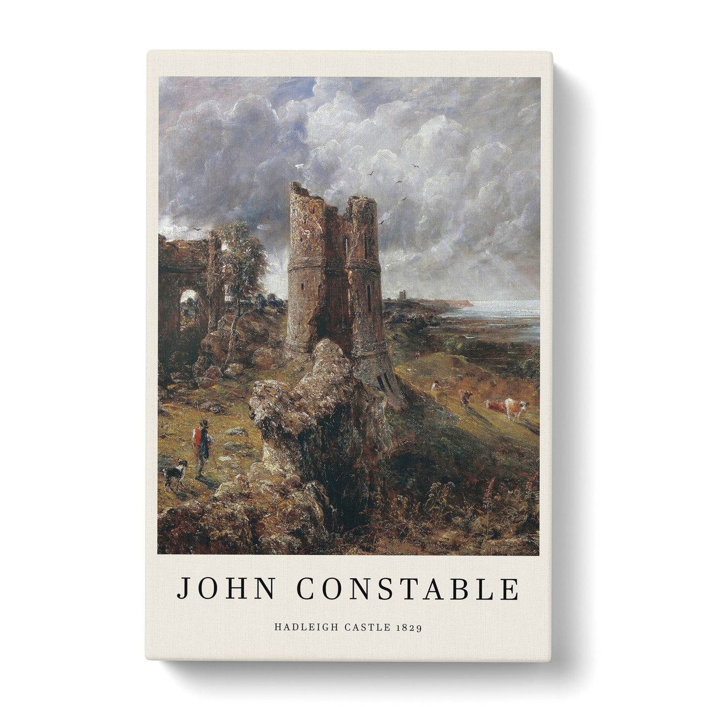 Hadleigh Castle Print By John Constable Canvas Print Main Image