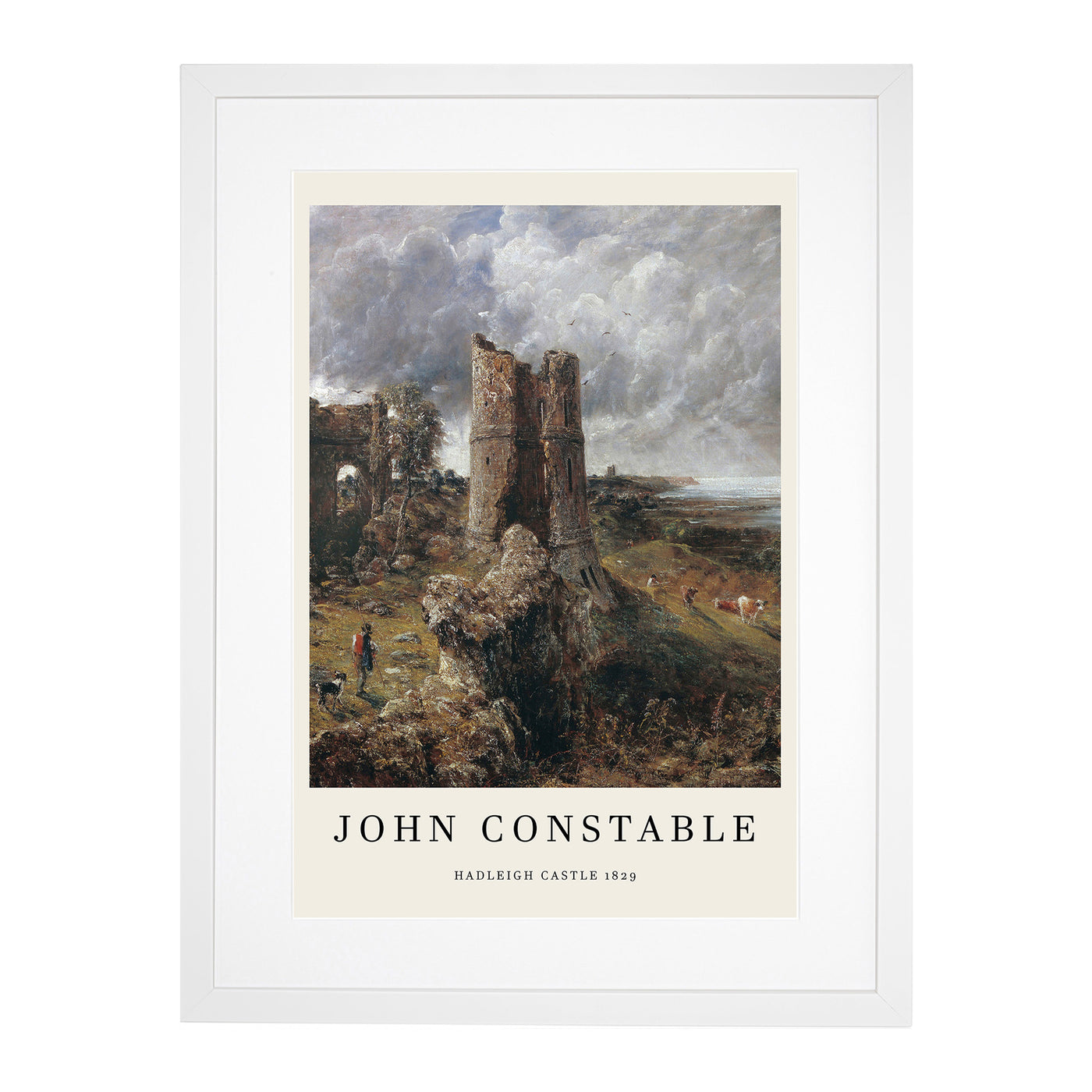 Hadleigh Castle Print By John Constable