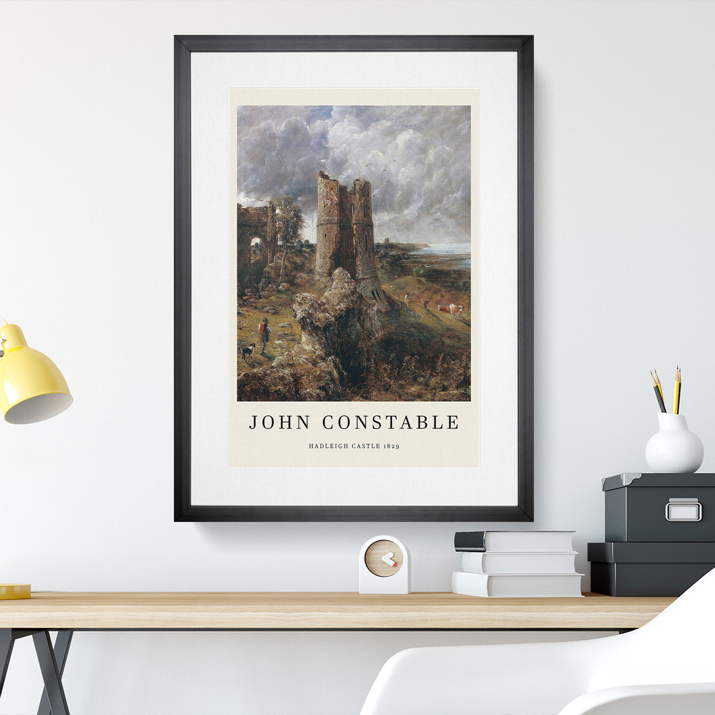 Hadleigh Castle Print By John Constable