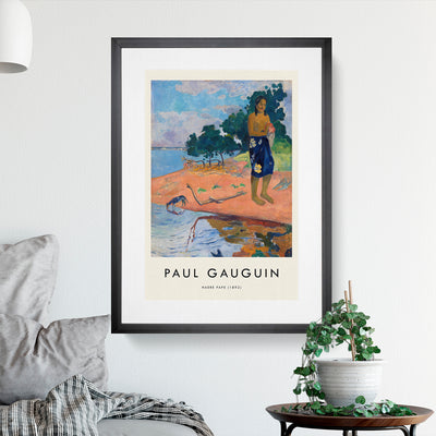 Haere Pape Print By Paul Gauguin