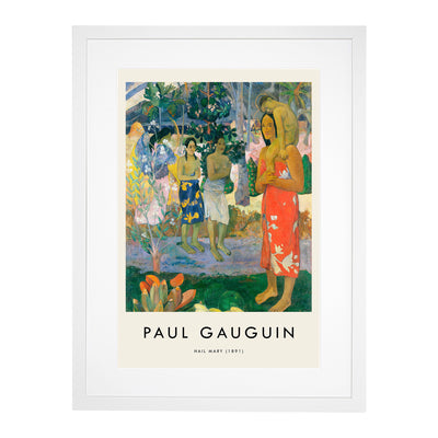 Hail Mary Print By Paul Gauguin