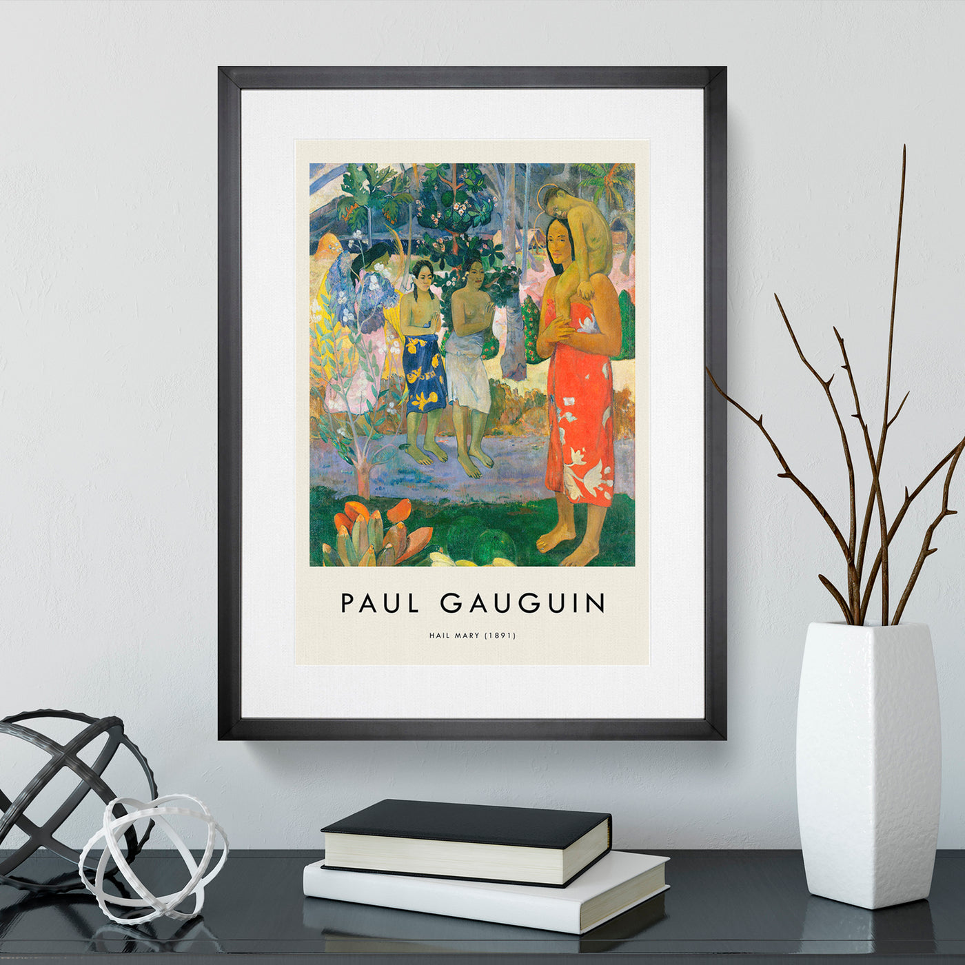 Hail Mary Print By Paul Gauguin