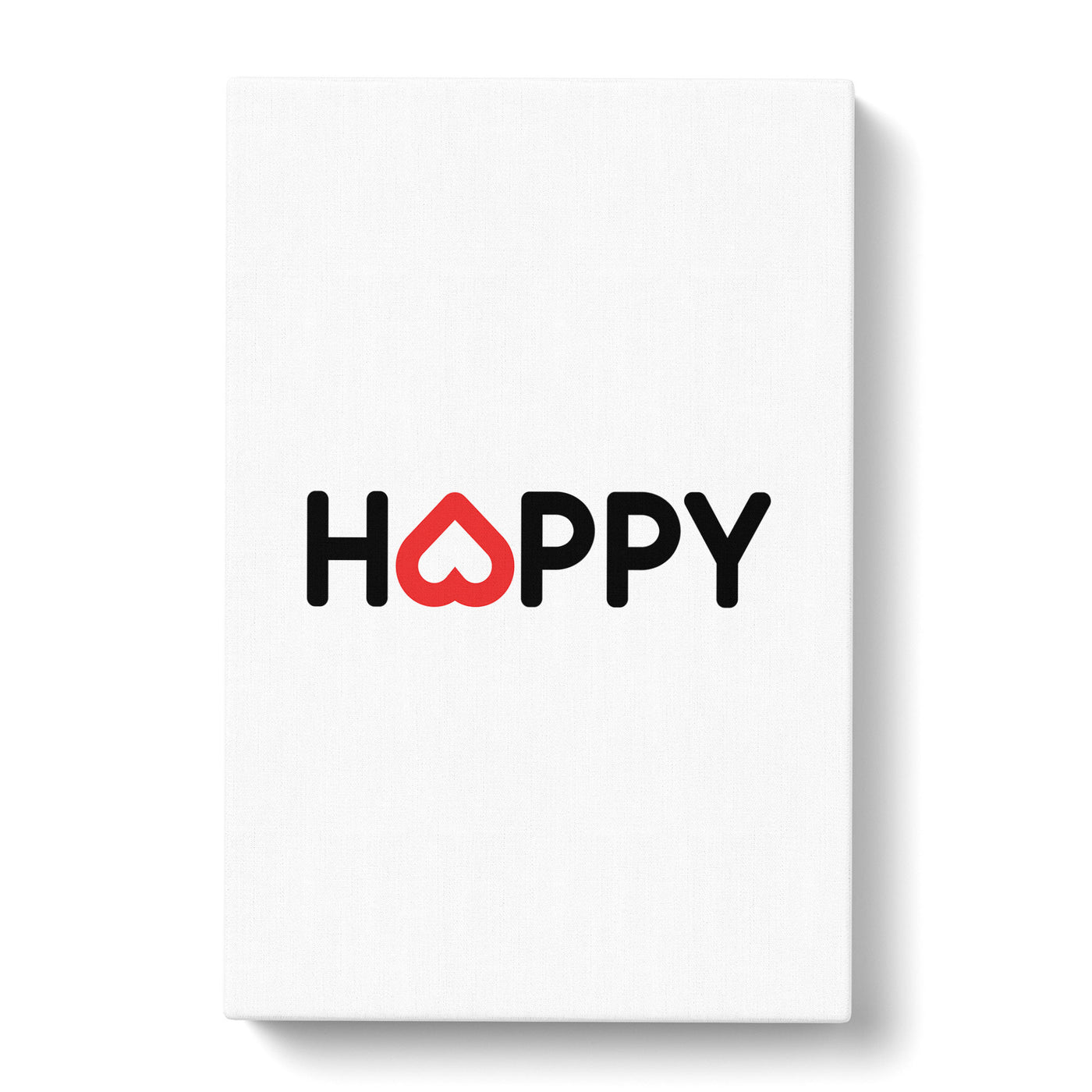 Happy Typography Canvas Print Main Image