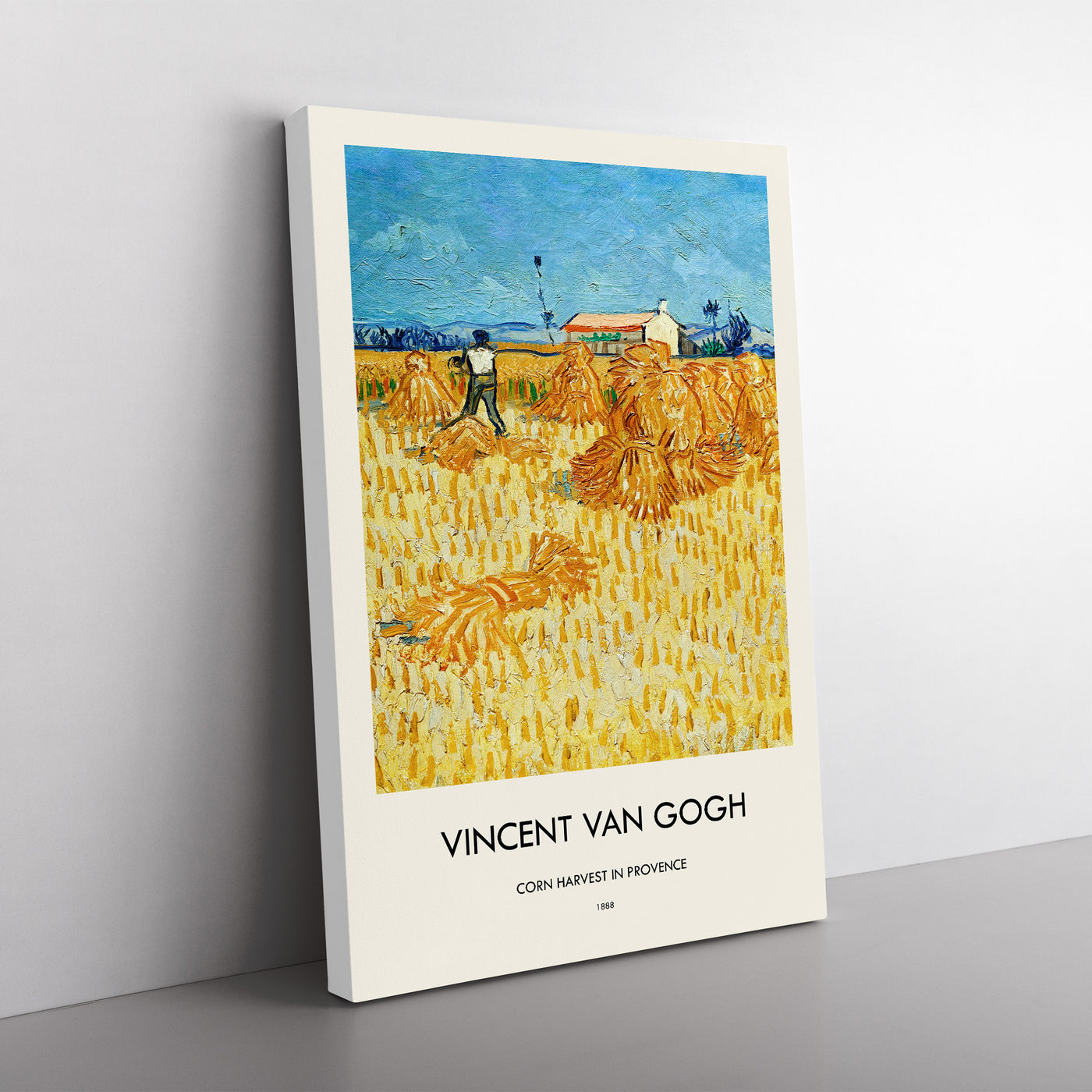 Harvest In Provence Print By Vincent Van Gogh