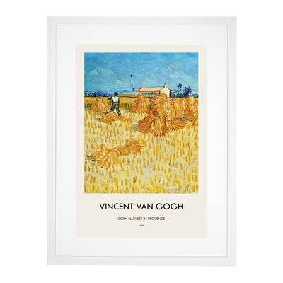 Harvest In Provence Print By Vincent Van Gogh