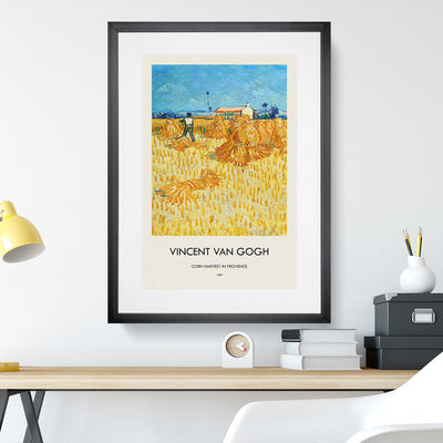 Harvest In Provence Print By Vincent Van Gogh