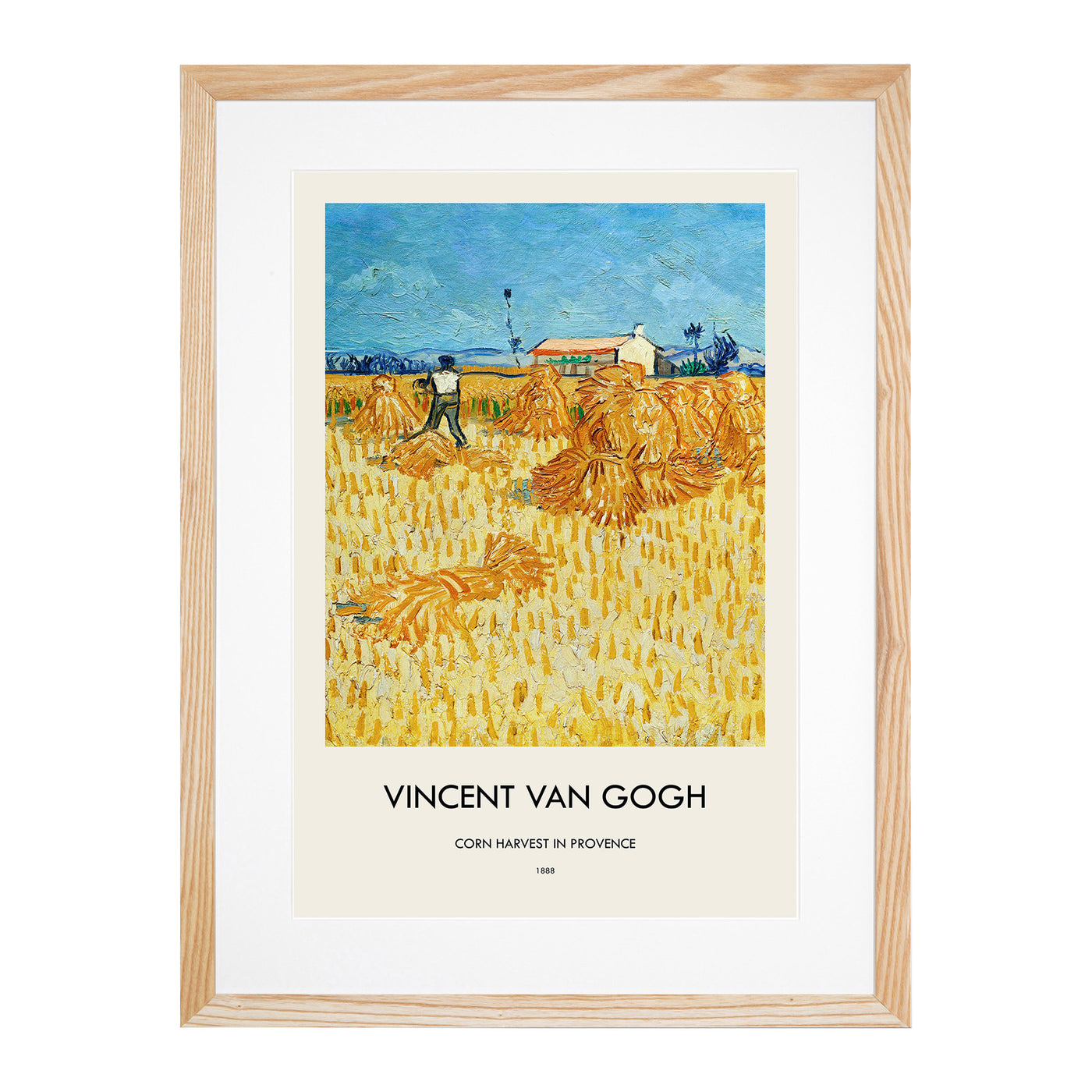 Harvest In Provence Print By Vincent Van Gogh