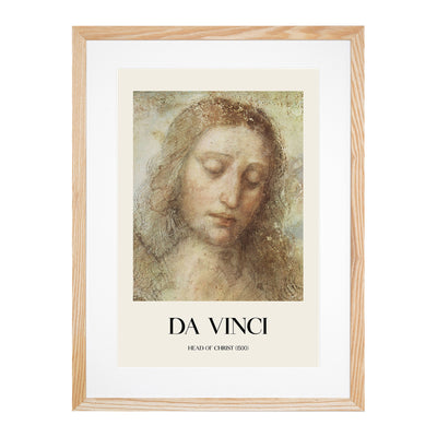 Head Of Christ Print By Leonardo Da Vinci