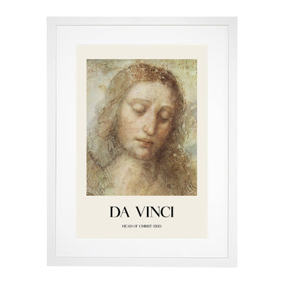 Head Of Christ Print By Leonardo Da Vinci