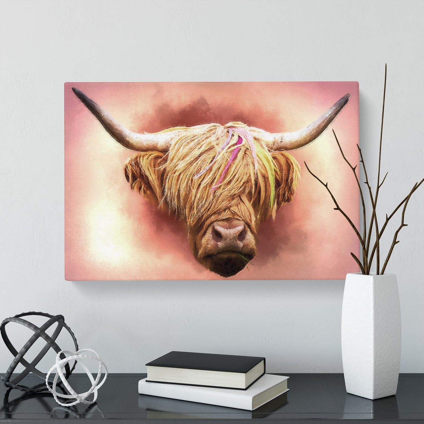 Head Of A Highland Cow