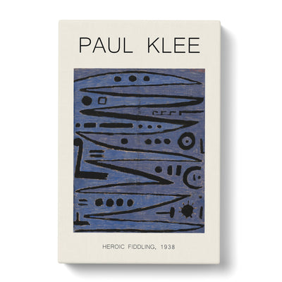 Heroic Strokes Of The Box Print By Paul Klee Canvas Print Main Image