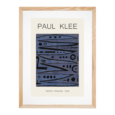 Heroic Strokes Of The Box Print By Paul Klee