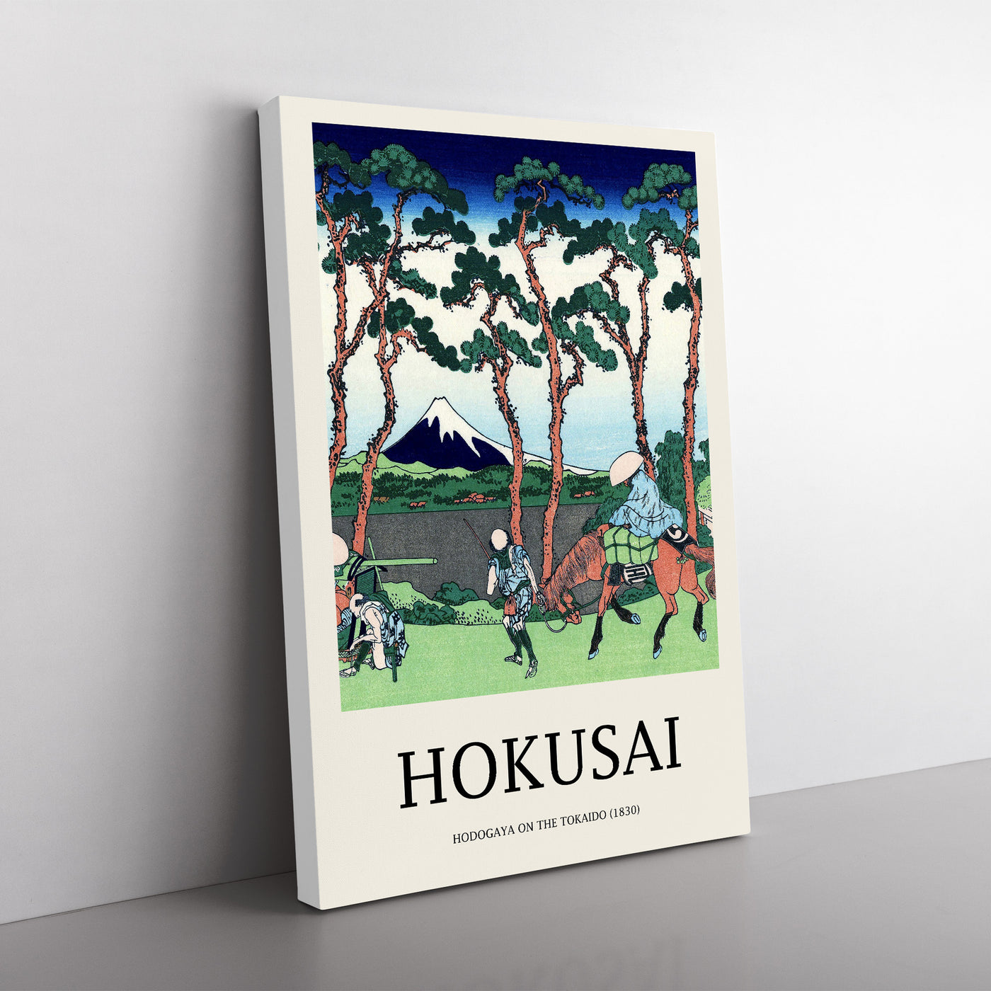 Hodogaya On The Tokaido Road Print By Katsushika Hokusai