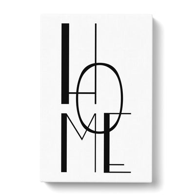 Home Typography Canvas Print Main Image