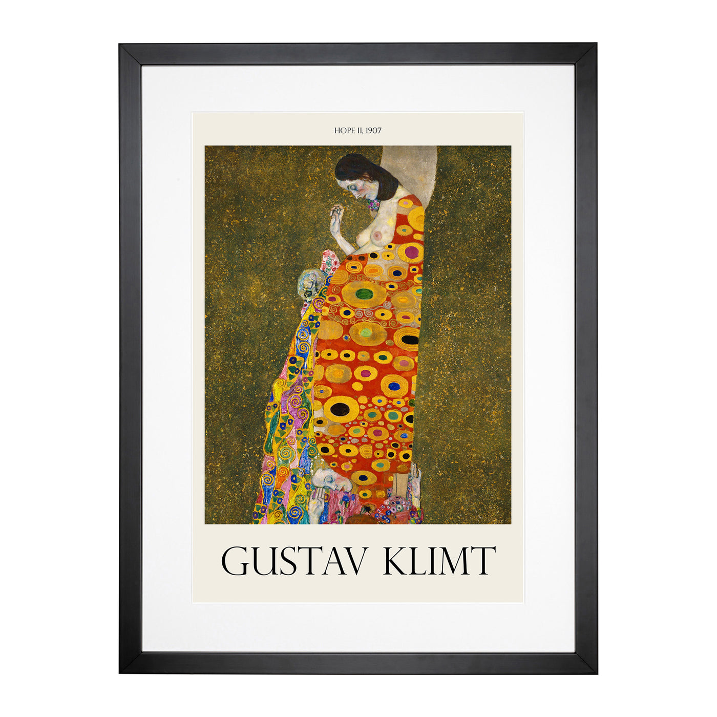 Hope Ii Print By Gustav Klimt Framed Print Main Image