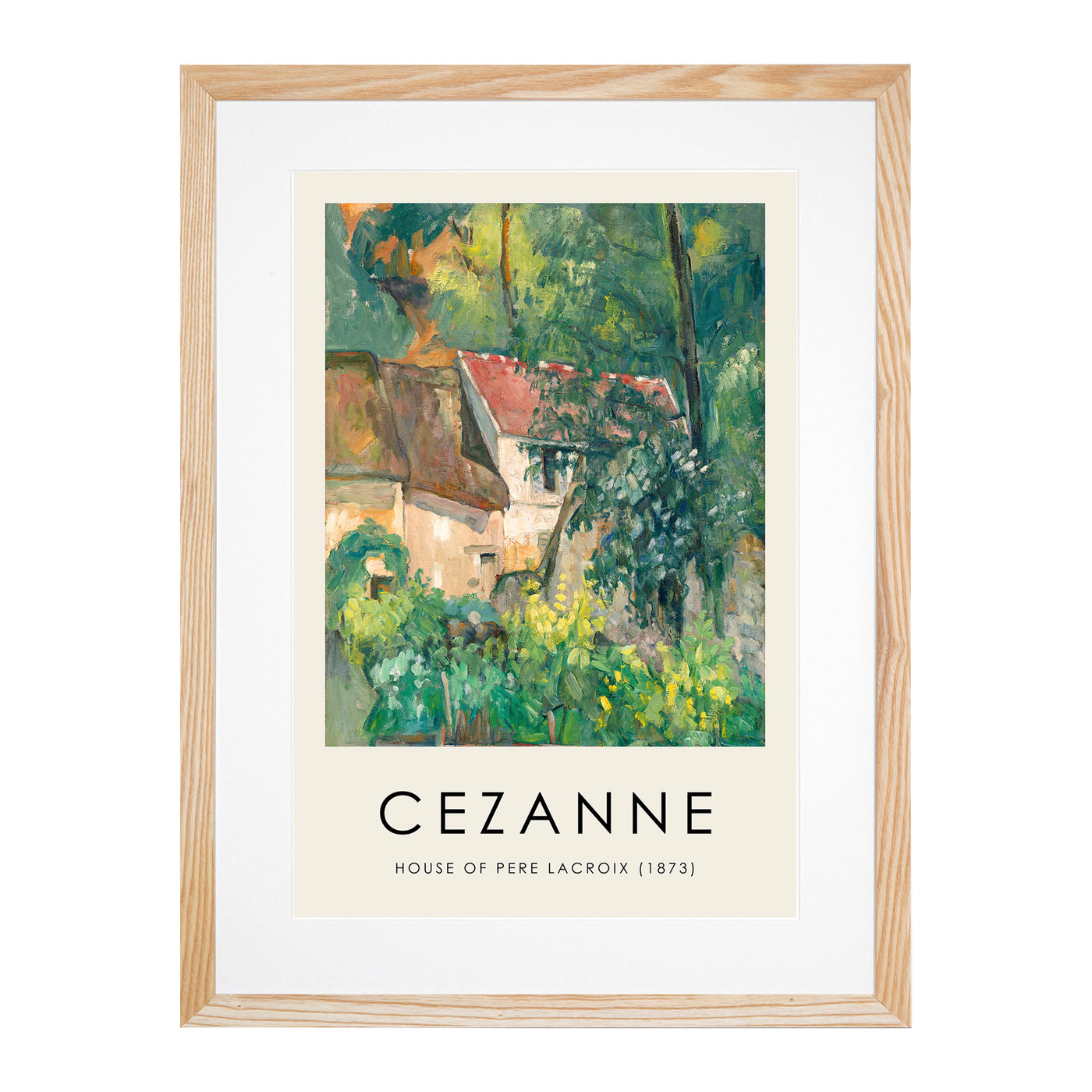 House Of Pere Lacroix Print By Paul Cezanne