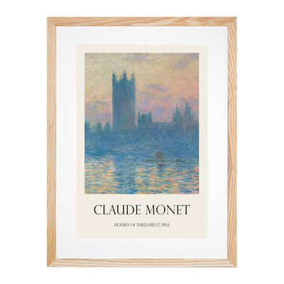 Houses Of Parliament In London Vol.1 Print By Claude Monet