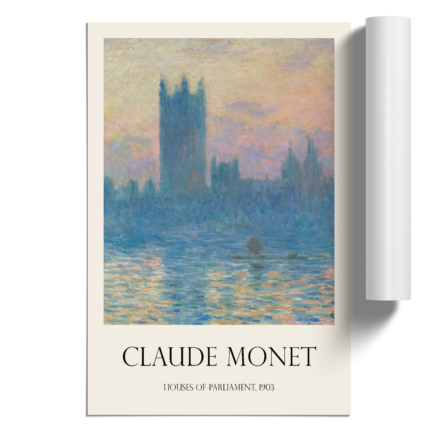 Houses Of Parliament In London Vol.1 Print By Claude Monet