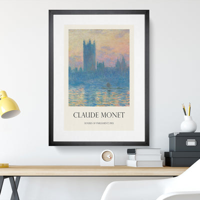 Houses Of Parliament In London Vol.1 Print By Claude Monet