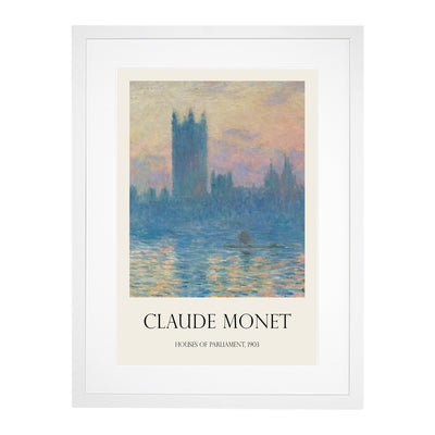 Houses Of Parliament In London Vol.1 Print By Claude Monet