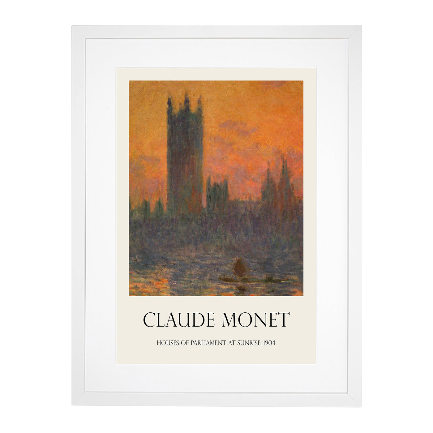 Houses Of Parliament In London Vol.2 Print By Claude Monet