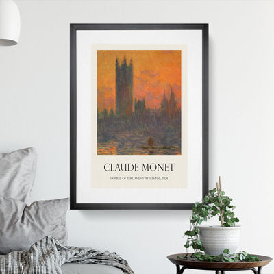 Houses Of Parliament In London Vol.2 Print By Claude Monet