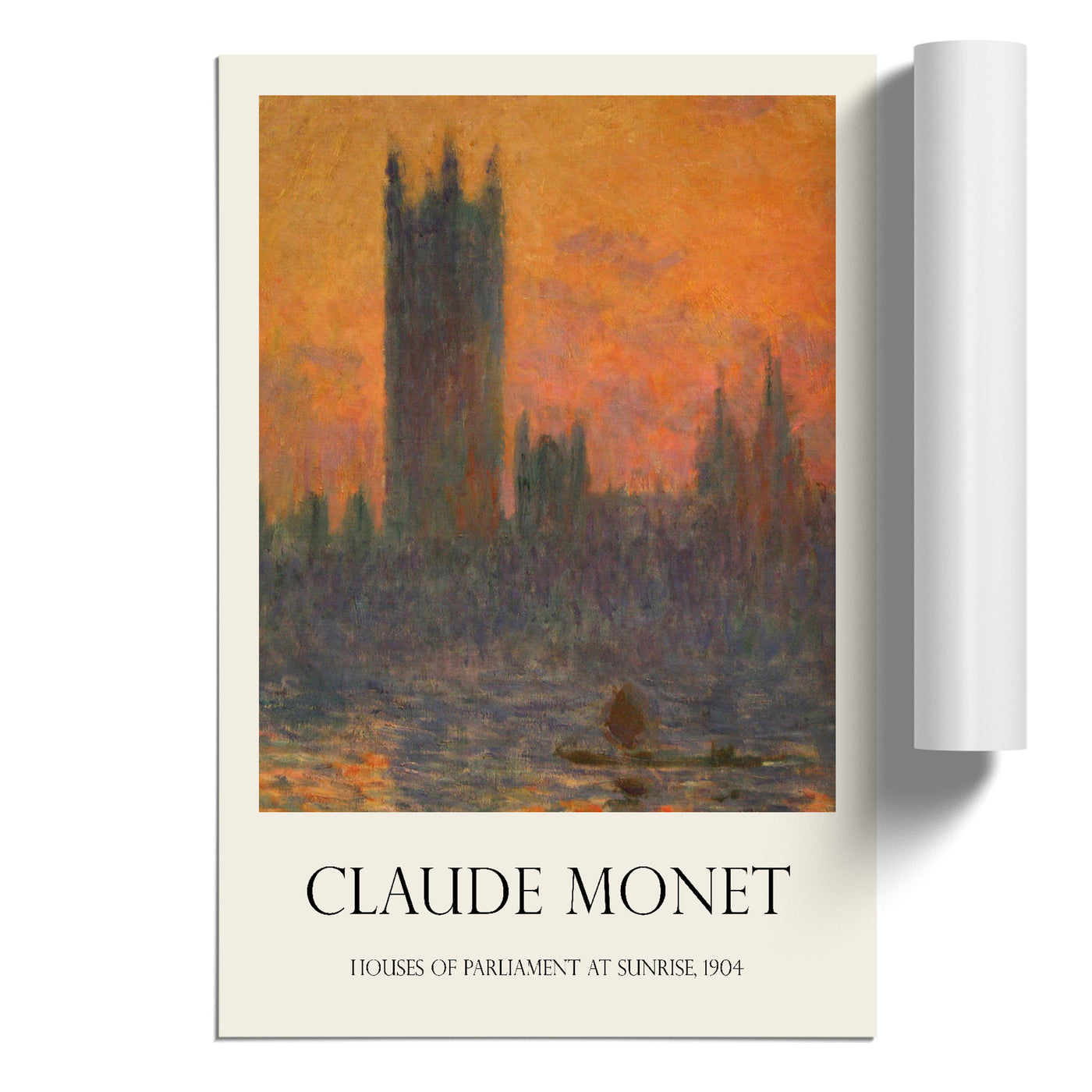 Houses Of Parliament In London Vol.2 Print By Claude Monet