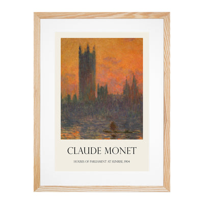 Houses Of Parliament In London Vol.2 Print By Claude Monet