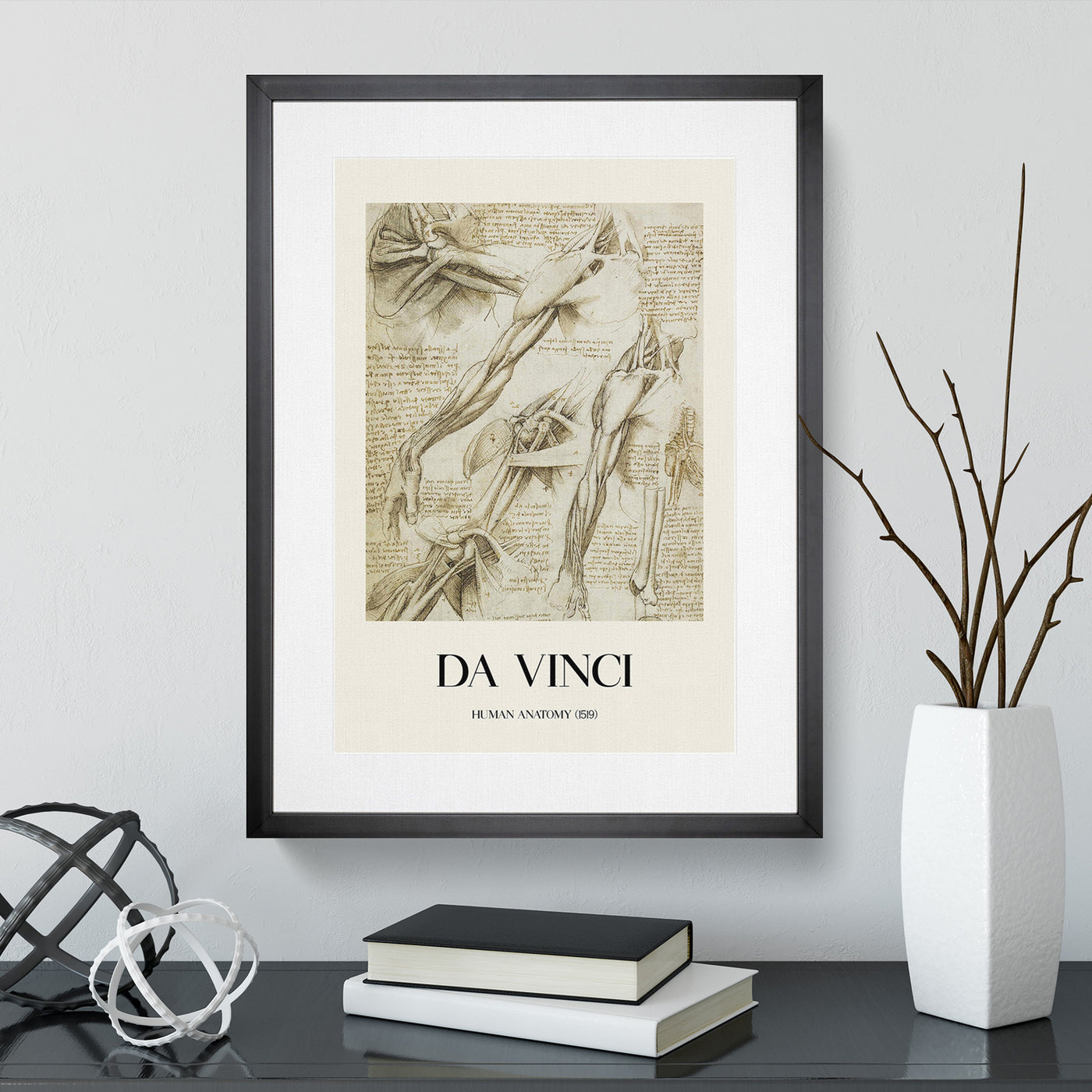 Human Anatomy Vol.1 Print By Leonardo Da Vinci