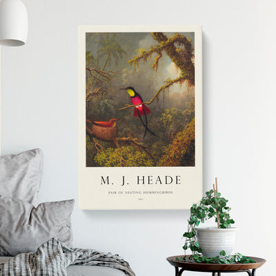 Hummingbird Print By Martin Johnson Heade
