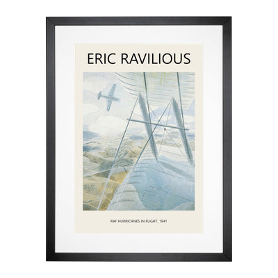 Hurricane In Flight Print By Eric Ravilious Framed Print Main Image