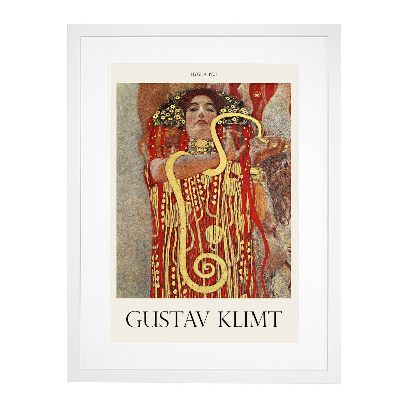 Hygeia Print By Gustav Klimt