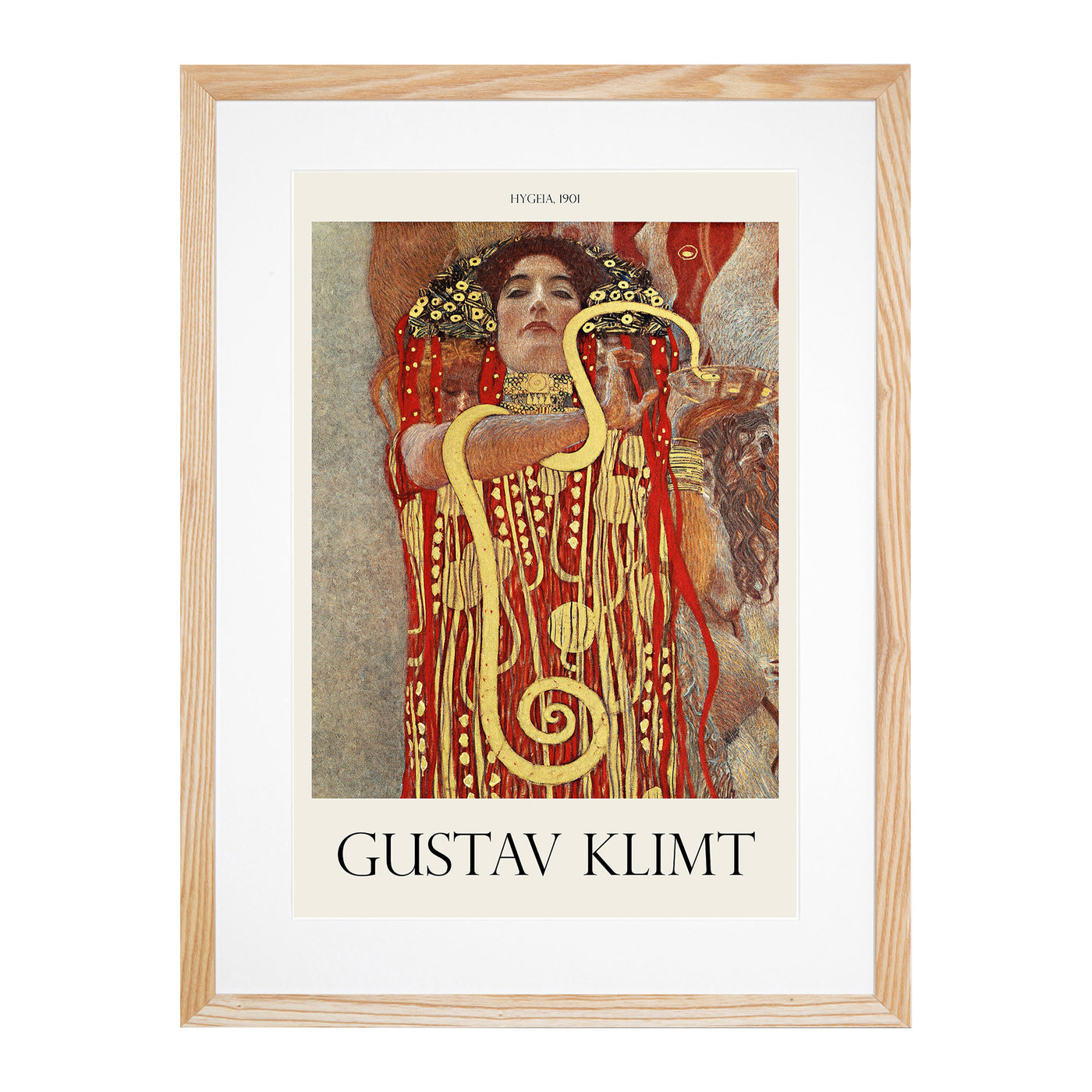 Hygeia Print By Gustav Klimt