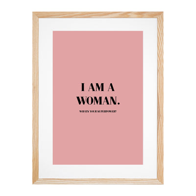 I am a Woman Pink