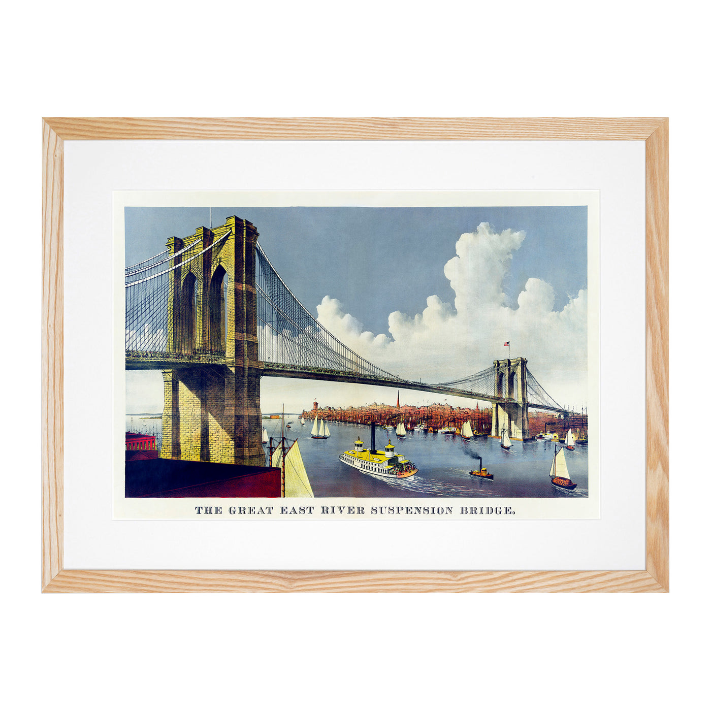 Illustration Of Brooklyn Bridge