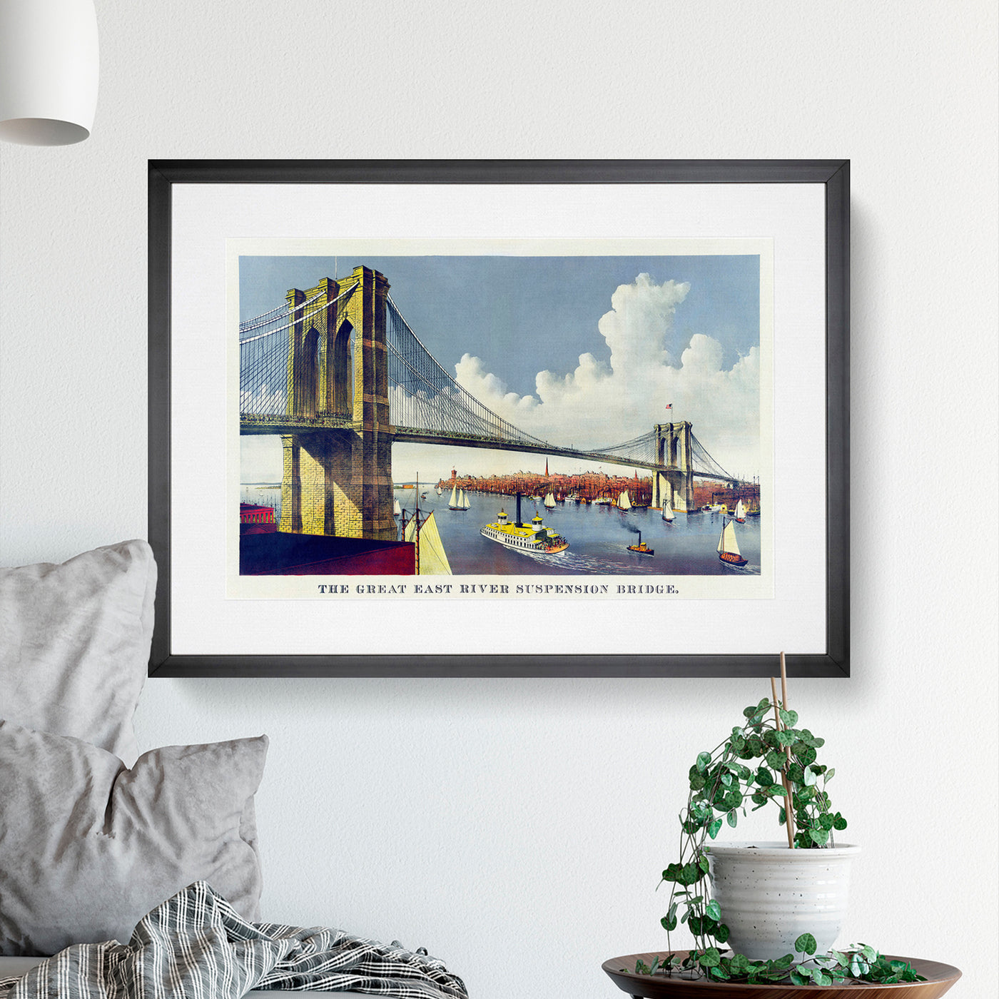 Illustration Of Brooklyn Bridge