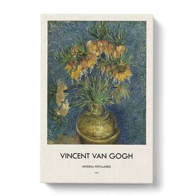 Imperial Fritillaries Print By Vincent Van Gogh Canvas Print Main Image