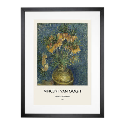 Imperial Fritillaries Print By Vincent Van Gogh Framed Print Main Image