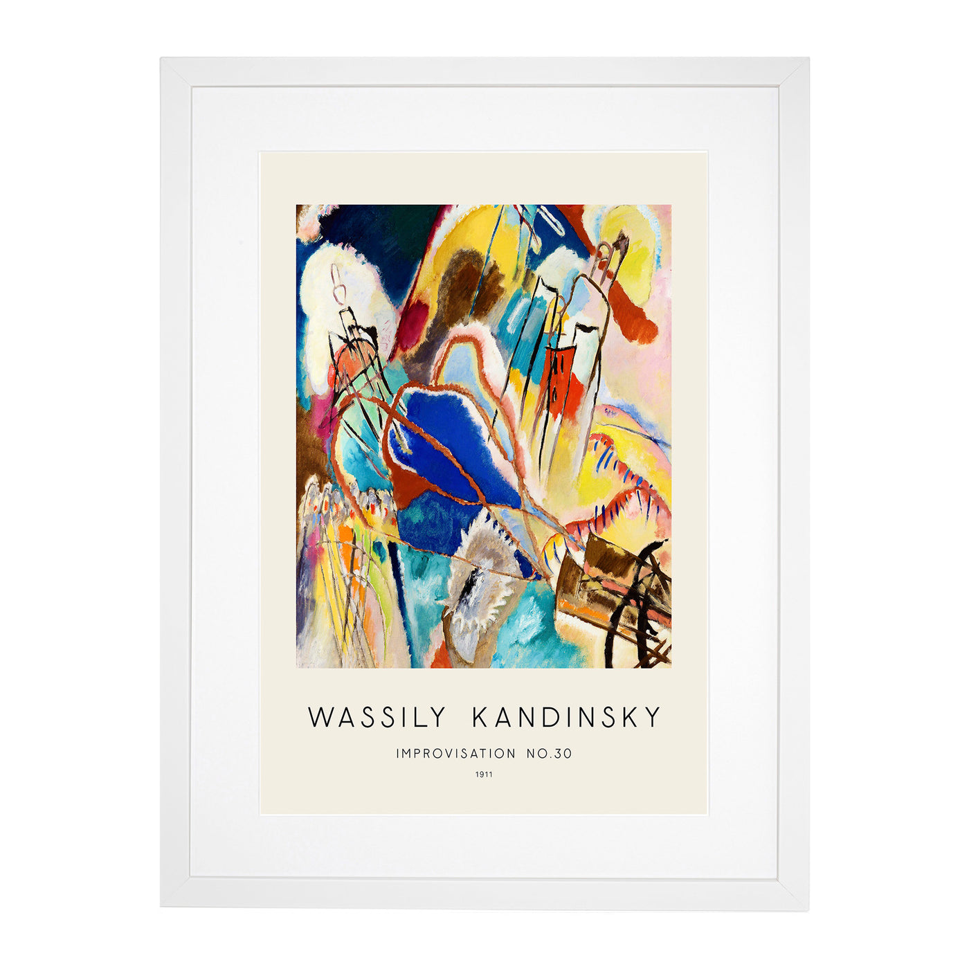 Improvisation No.30 Print By Wassily Kandinsky