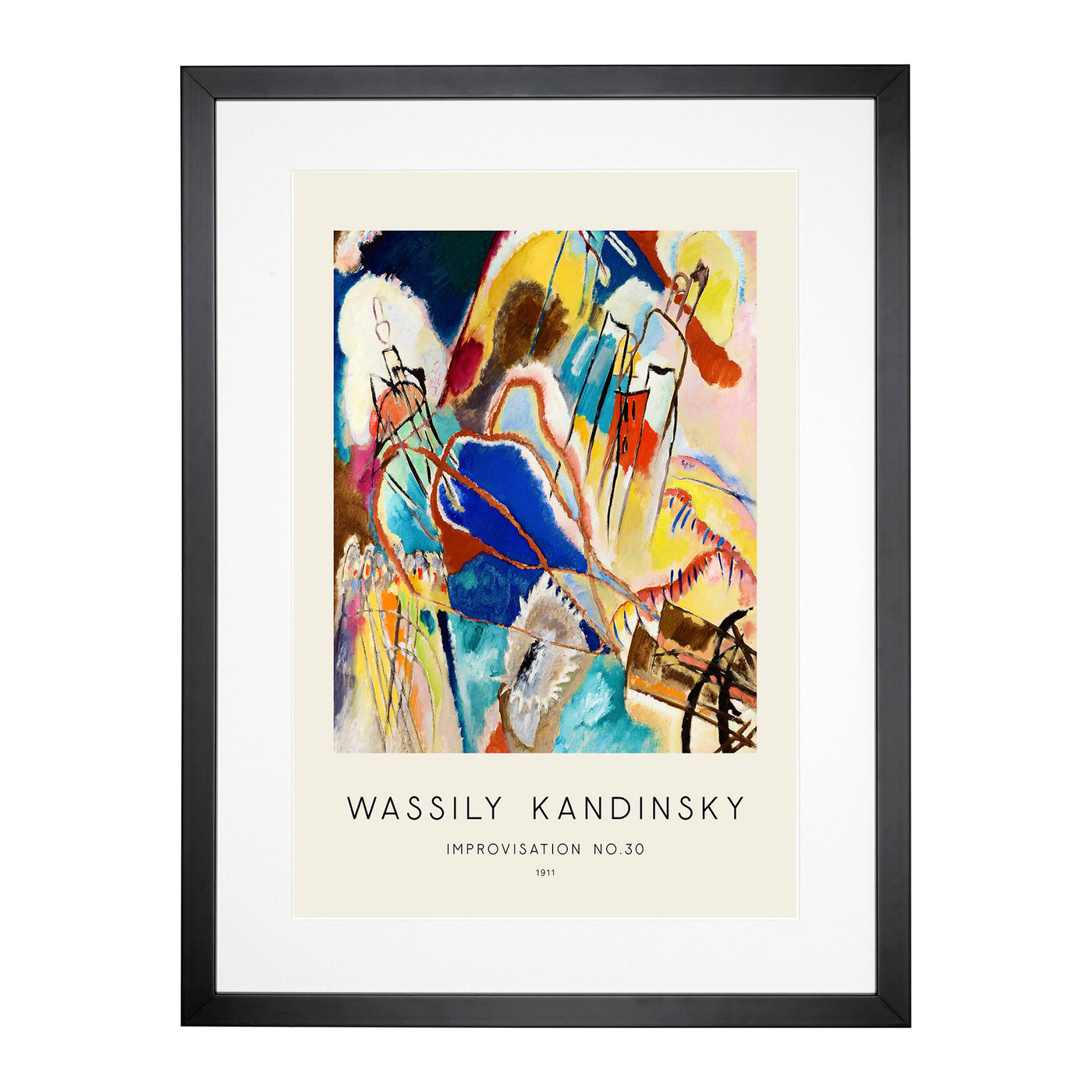 Improvisation No.30 Print By Wassily Kandinsky Framed Print Main Image