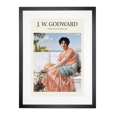 In The Days Of The Sappho Print By John William Godward Framed Print Main Image