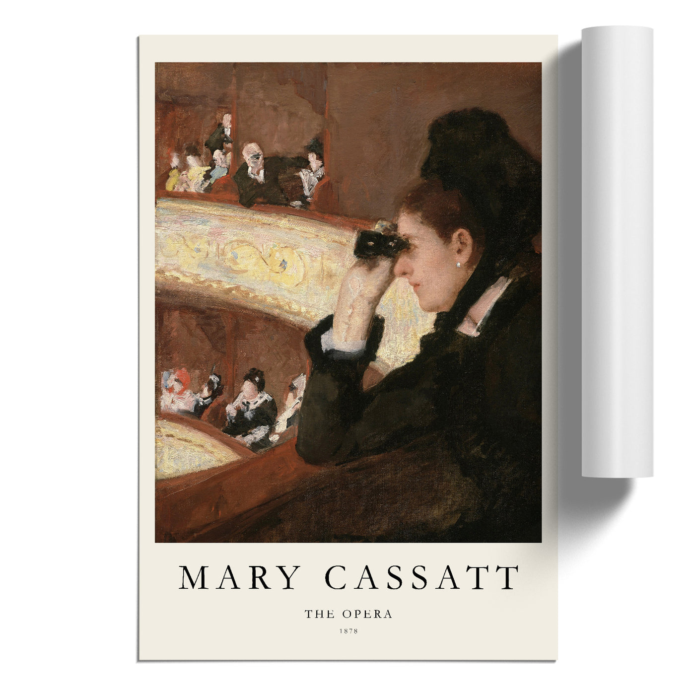 In The Loge Print By Mary Cassatt