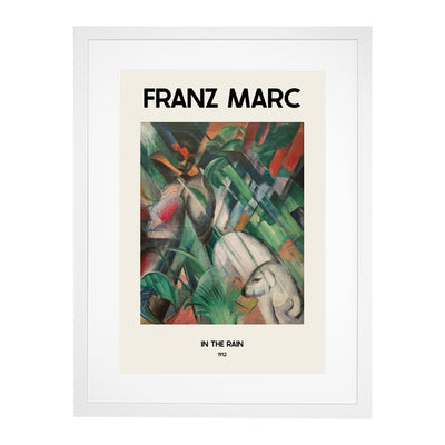 In The Rain Print By Franz Marc