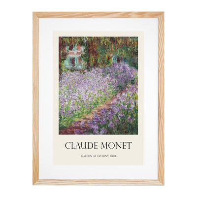 Irises In Monets Garden Print By Claude Monet