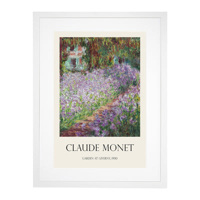 Irises In Monets Garden Print By Claude Monet