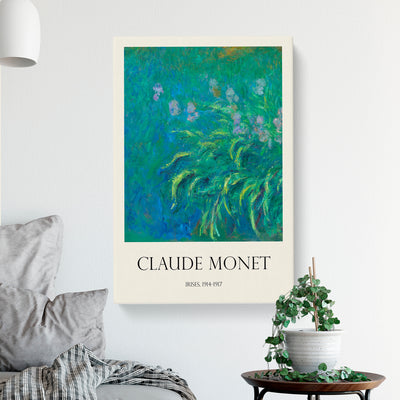 Irises Print By Claude Monet