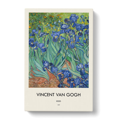 Irises Print By Vincent Van Gogh Canvas Print Main Image